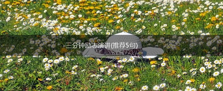 三分钟励志演讲(推荐5句),第1张