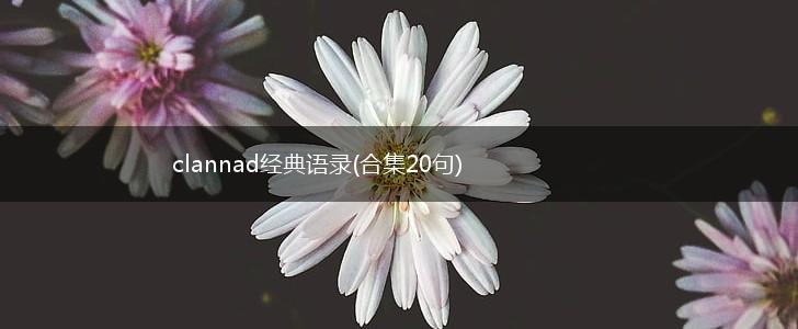 clannad经典语录(合集20句),第1张