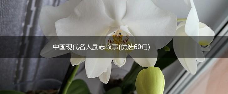 中国现代名人励志故事(优选60句),第1张