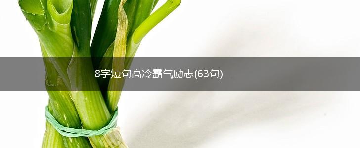 8字短句高冷霸气励志(63句),第1张