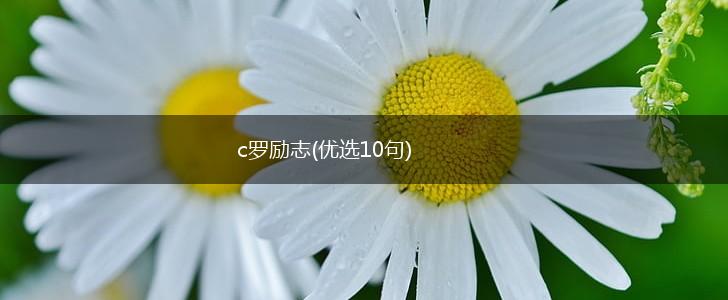 c罗励志(优选10句),第1张