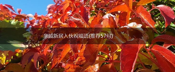 亲戚新居入伙祝福语(推荐57句),第1张
