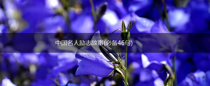 中国名人励志故事(必备46句),第1张