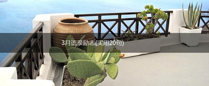 3月语录励志(实用20句),第1张