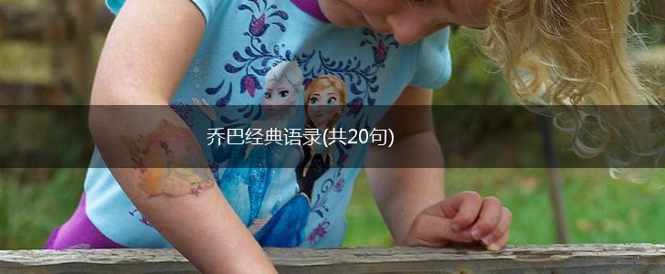 乔巴经典语录(共20句),第1张