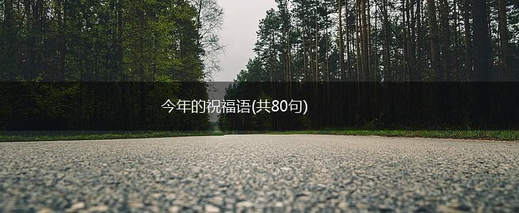 今年的祝福语(共80句),第1张
