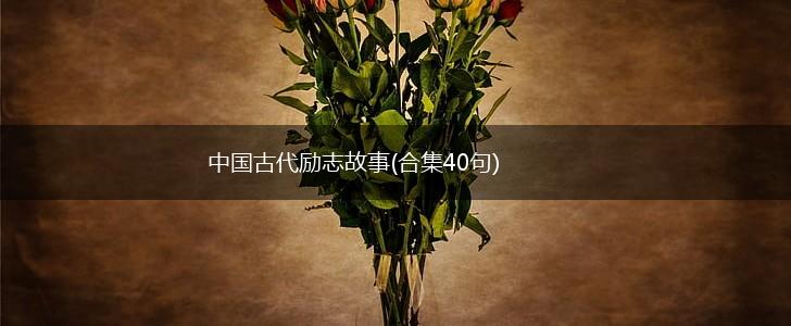 中国古代励志故事(合集40句),第1张