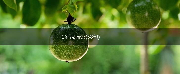 1岁祝福语(58句),第1张