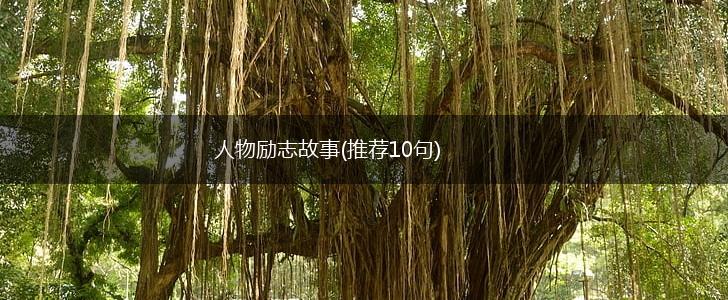 人物励志故事(推荐10句),第1张