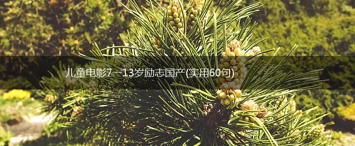 儿童电影7一13岁励志国产(实用60句),第1张