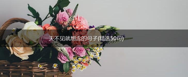 一天不见就想念的句子(精选50句),第1张