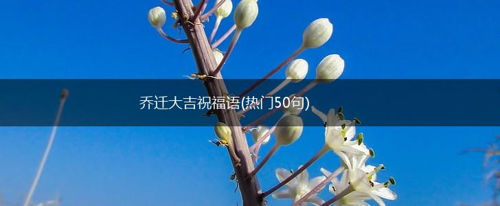 乔迁大吉祝福语(热门50句),第1张
