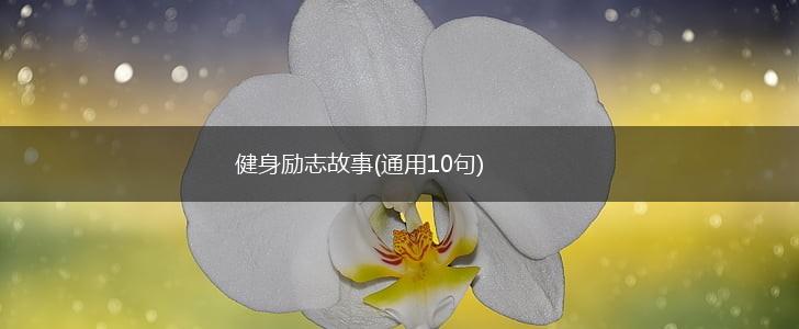 健身励志故事(通用10句),第1张