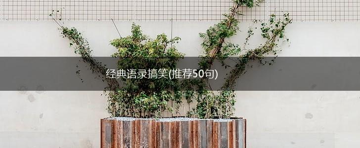 经典语录搞笑(推荐50句),第1张