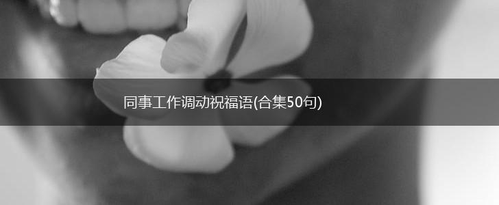 同事工作调动祝福语(合集50句),第1张 同事工作调动祝福语(合集50句),第1张