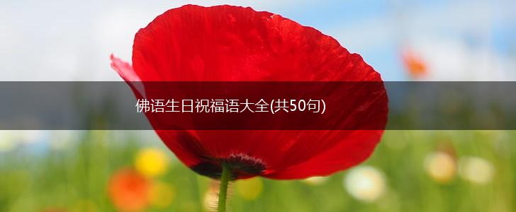 佛语生日祝福语大全(共50句),第1张