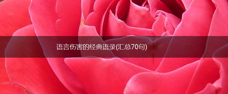 语言伤害的经典语录(汇总70句),第1张