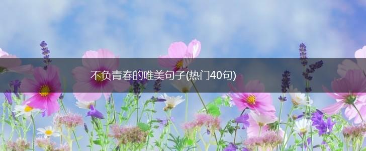 不负青春的唯美句子(热门40句),第1张