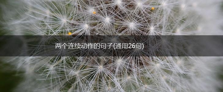 两个连续动作的句子(通用26句),第1张