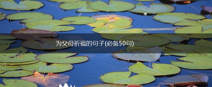 为父母祈福的句子(必备50句),第1张