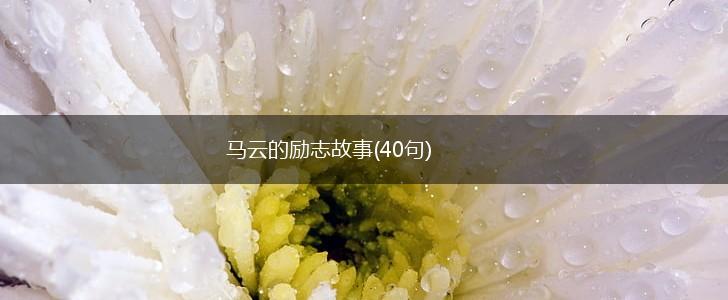 马云的励志故事(40句),第1张