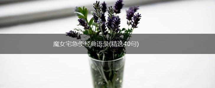 魔女宅急便经典语录(精选40句),第1张