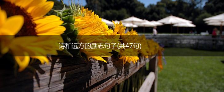 诗和远方的励志句子(共47句),第1张