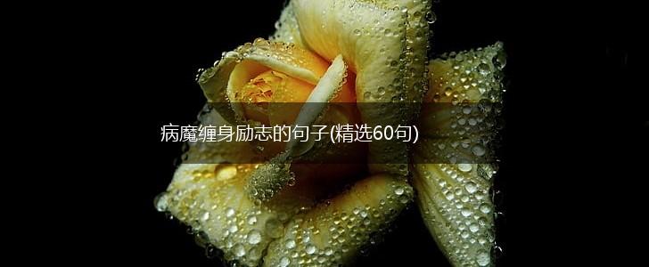 病魔缠身励志的句子(精选60句),第1张 病魔缠身励志的句子(精选60句),第1张