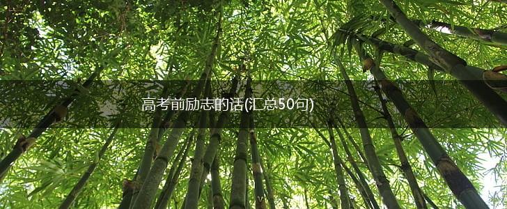 高考前励志的话(汇总50句),第1张