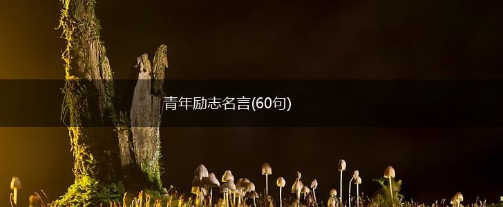 青年励志名言(60句),第1张