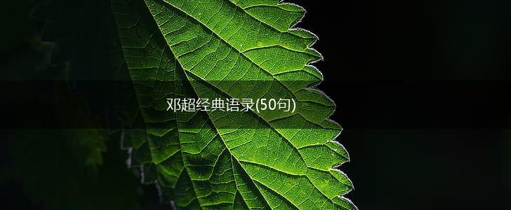 邓超经典语录(50句),第1张