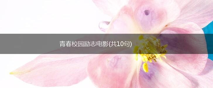 青春校园励志电影(共10句),第1张