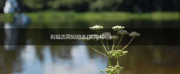 祝福语简短励志(实用40句),第1张