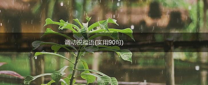 调动祝福语(实用90句),第1张