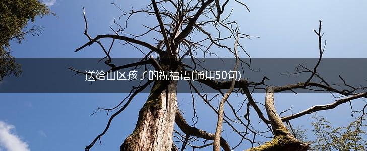 送给山区孩子的祝福语(通用50句),第1张