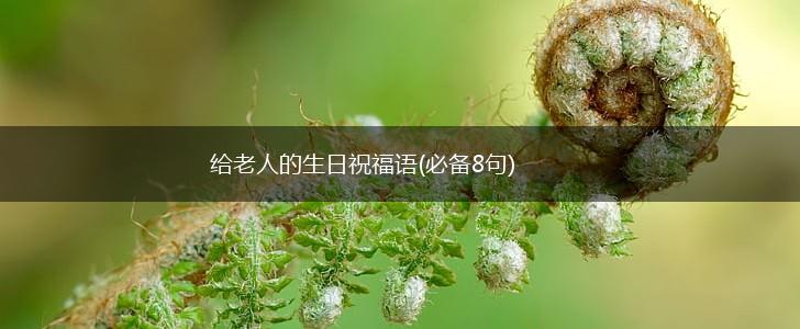 给老人的生日祝福语(必备8句),第1张 给老人的生日祝福语(必备8句),第1张