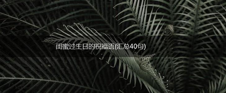 闺蜜过生日的祝福语(汇总40句),第1张