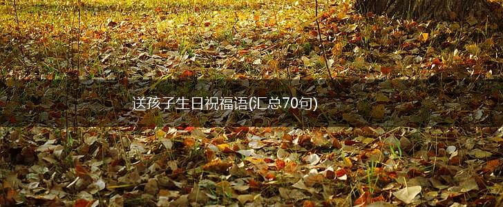 送孩子生日祝福语(汇总70句),第1张