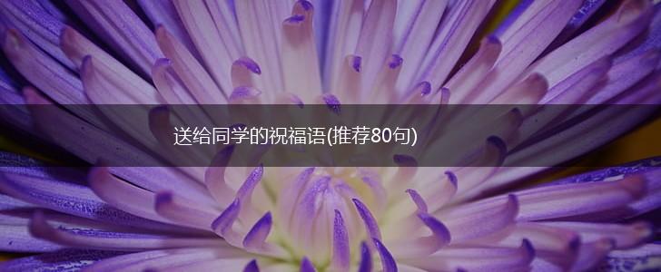 送给同学的祝福语(推荐80句),第1张 送给同学的祝福语(推荐80句),第1张