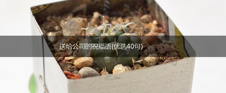 送给公司的祝福语(优选40句),第1张 送给公司的祝福语(优选40句),第1张
