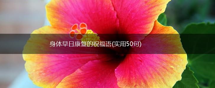 身体早日康复的祝福语(实用50句),第1张