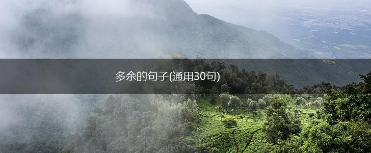 多余的句子(通用30句),第1张