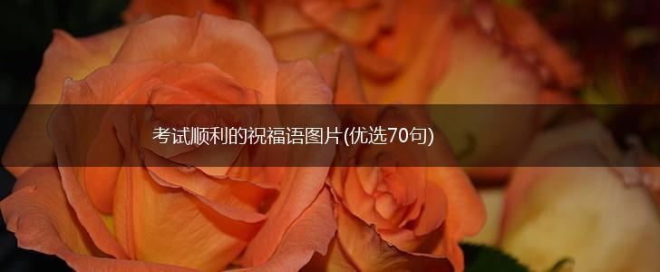 考试顺利的祝福语图片(优选70句),第1张