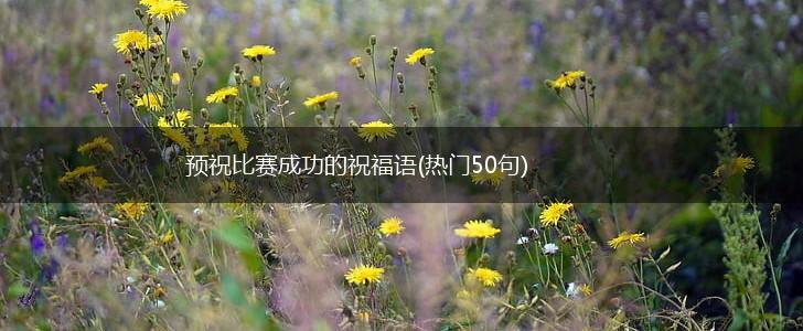 预祝比赛成功的祝福语(热门50句),第1张