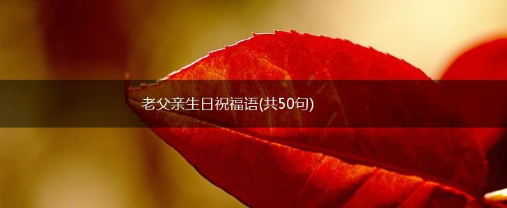 老父亲生日祝福语(共50句),第1张 老父亲生日祝福语(共50句),第1张