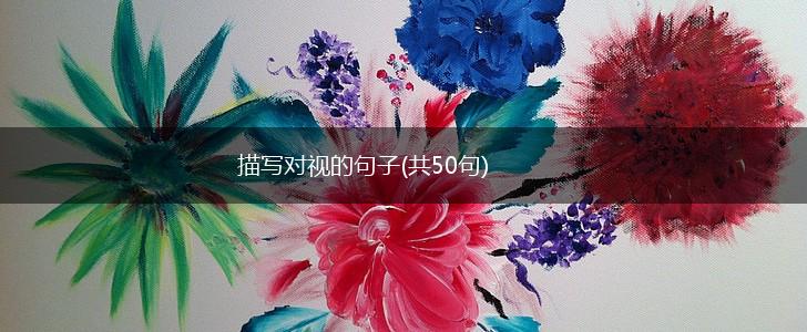描写对视的句子(共50句),第1张
