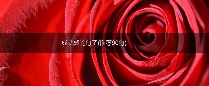 成就感的句子(推荐90句),第1张