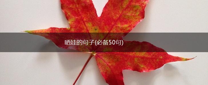 晒娃的句子(必备50句),第1张