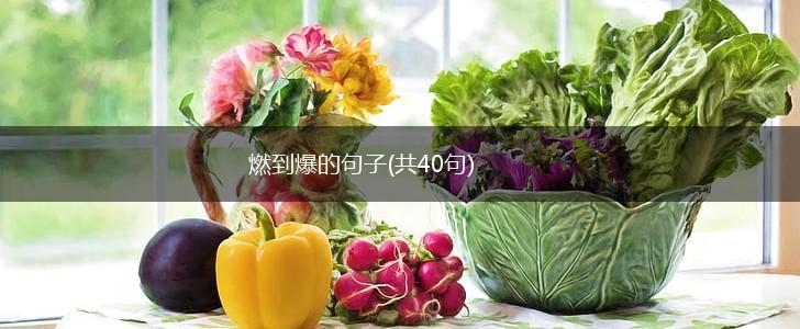 燃到爆的句子(共40句),第1张