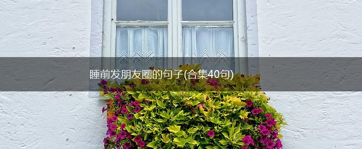 睡前发朋友圈的句子(合集40句),第1张